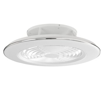 Ventilateur de plafond Mantra ALISIO LED Blanc, 1 lumière