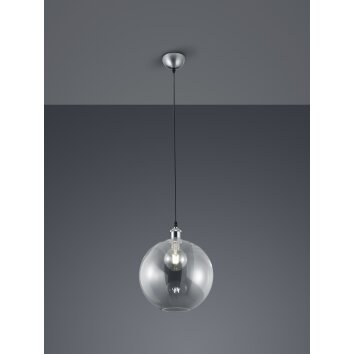Suspension Reality Dino LED Nickel mat, 1 lumière