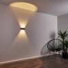 Abaiang Applique murale d'extérieur LED Argenté, 6 lumières