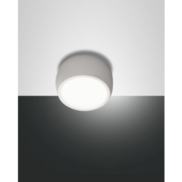 Plafonnier Fabas Luce Vasto LED Blanc, 1 lumière