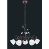 Suspension Trio-Leuchten Traditio Brun foncé, Rouille, 5 lumières