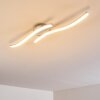 Plafonnier Nendaz LED Nickel mat, 2 lumières