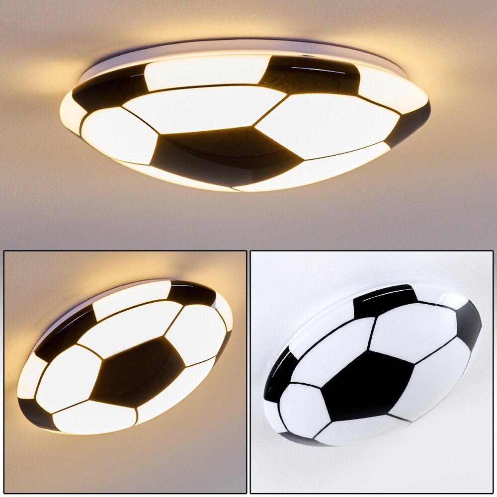 Plafonnier Sakka LED Noir, Blanc, 1 lumière main product photo