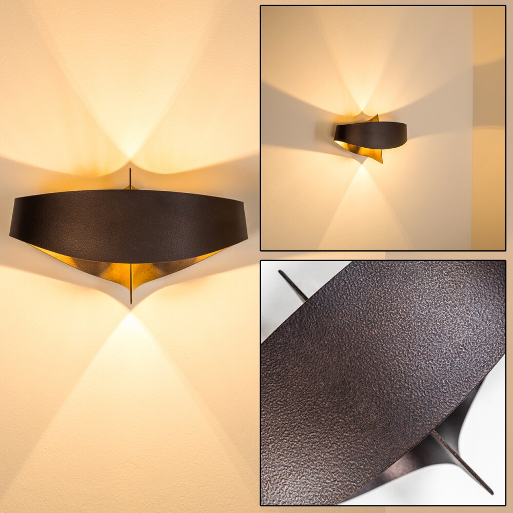 Applique murale Padua Brun, 2 lumières main product photo