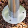 Lampadaire Kasan Acier inoxydable, Blanc, 1 lumière
