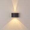 Applique murale d'extérieur Windhoek LED Anthracite, 2 lumières