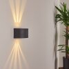 Applique murale d'extérieur Windhoek LED, 2 lumières