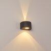 Applique murale d'extérieur Windhoek LED, 2 lumières