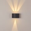 Applique murale d'extérieur Windhoek LED, 2 lumières