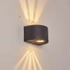 Applique murale d'extérieur Windhoek LED, 2 lumières