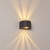 Applique murale d'extérieur Windhoek LED, 2 lumières