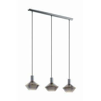 Suspension Eglo PONZANO Nickel mat, 3 lumières