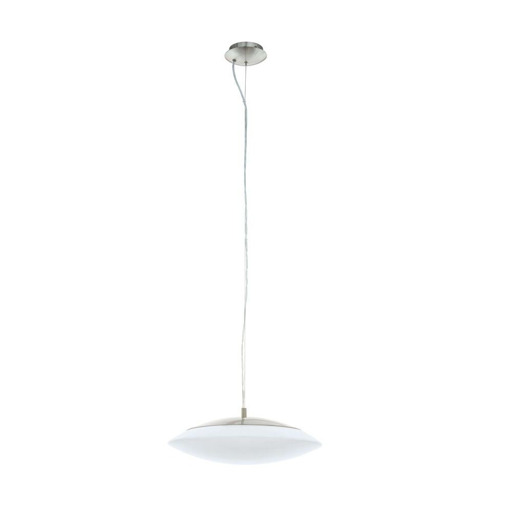 Suspension Eglo CONNECT FRATTINA-C LED Nickel mat, 1 lumière, Changeur de couleurs main product photo