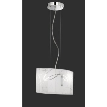 Suspension Trio SPIRELLI Blanc, 2 lumières