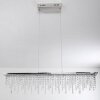 Suspension Slidre LED Chrome, 1 lumière, Télécommandes