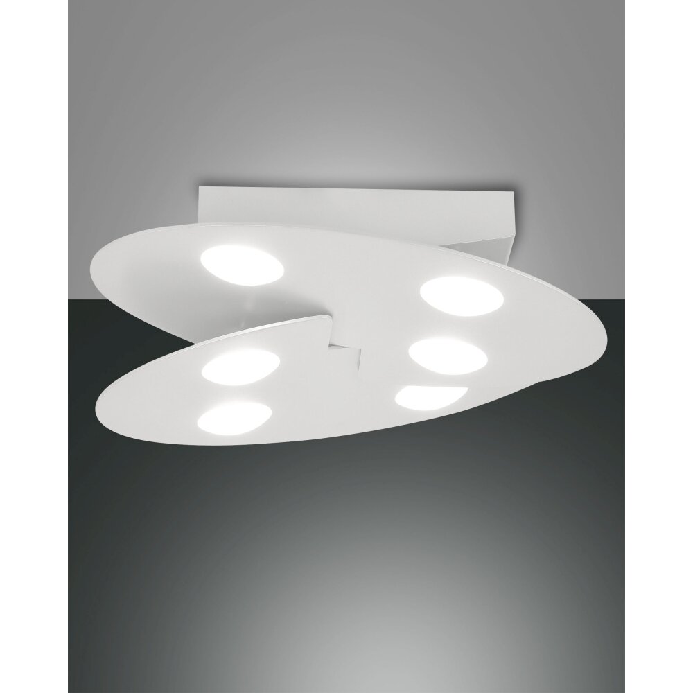 Plafonnier Fabas Luce Cake LED Blanc, 6 lumières main product photo