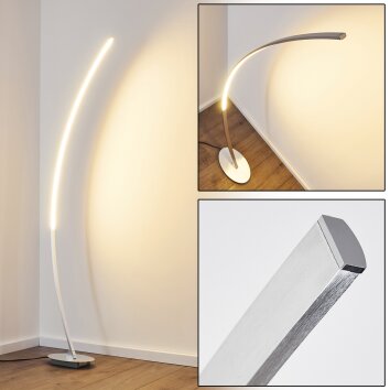 Lampadaire Antares LED Chrome, 1 lumière