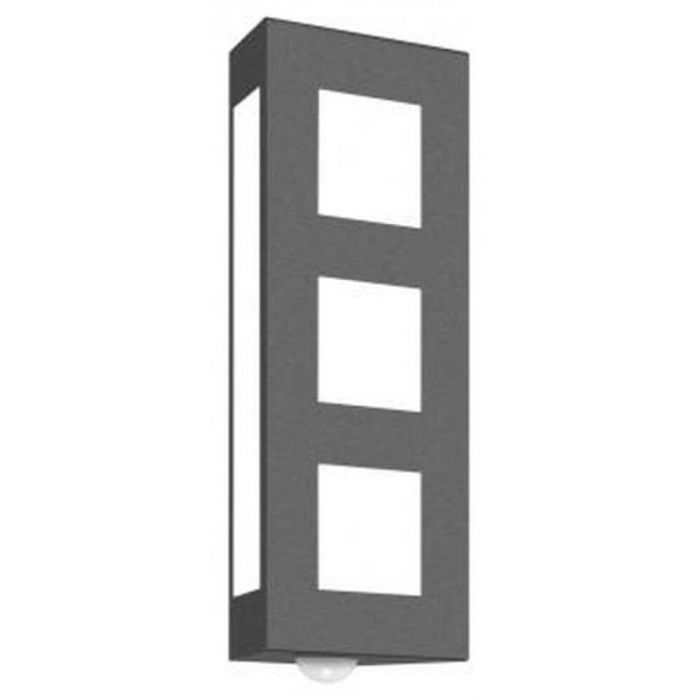 Applique murale CMD Aqua Trilo Anthracite, 2 lumières, Détecteur de mouvement main product photo