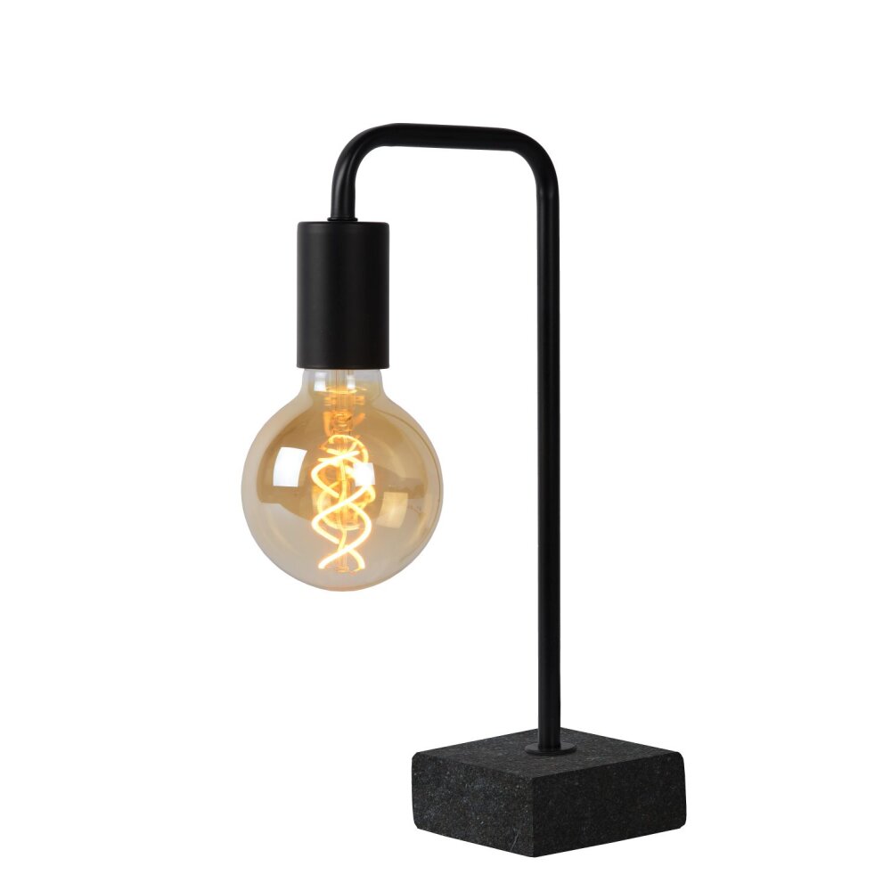 Lampe de table Lucide LORIN Noir, 1 lumière main product photo