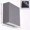 Applique murale d'extérieur Tinglev LED Anthracite, 1 lumière