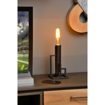 Lampe à poser Lucide ZILDA Noir, 1 lumière