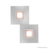 Applique murale Grossmann Karree LED Cuivre, 2 lumières