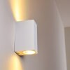 Applique murale d'extérieur Nordborg LED Blanc, 2 lumières