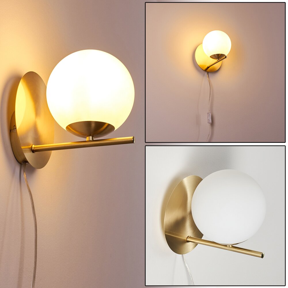 Applique murale Hogatza Laiton, 1 lumière main product photo