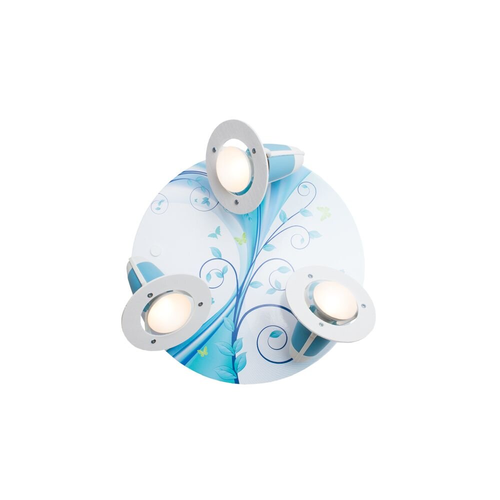 Plafonnier rond Elobra PHANTASIE Vert, 3 lumières main product photo