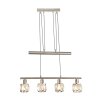 Suspension Globo Kris Nickel mat, 4 lumières