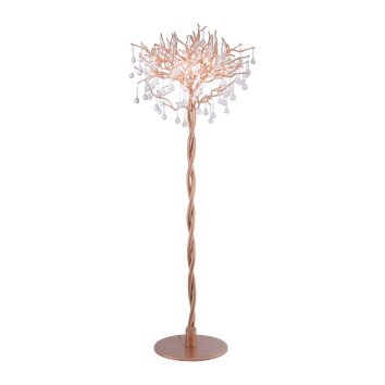 ICICLE Lampadaire, Lampadaire Luminaires Paul Neuhaus Laiton, 5 lumières