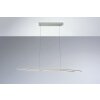 Suspension Bopp Flow LED Aluminium, 1 lumière