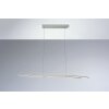 Suspension Bopp Flow LED Aluminium, 1 lumière