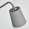 Lampadaire Gunstock Nickel mat, 2 lumières