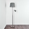 Lampadaire Gunstock Nickel mat, 2 lumières