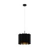 Suspension EGLO PINETA Noir, 1 lumière