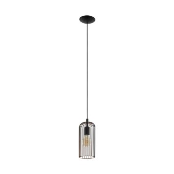 Suspension Eglo ROCCAMENA Cuivre, Noir, 1 lumière