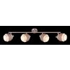 Spot Globo ASHGAAN Nickel mat, 4 lumières