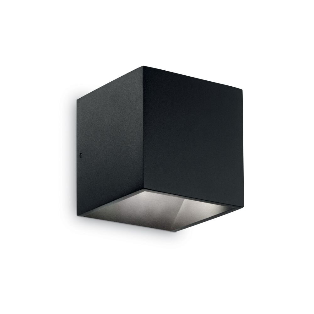 Applique murale d'extérieur Ideal Lux RUBIK LED Noir, 1 lumière main product photo