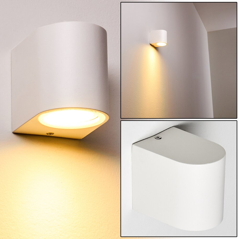 Applique murale d'extérieur Nordborg LED Blanc, 1 lumière main product photo