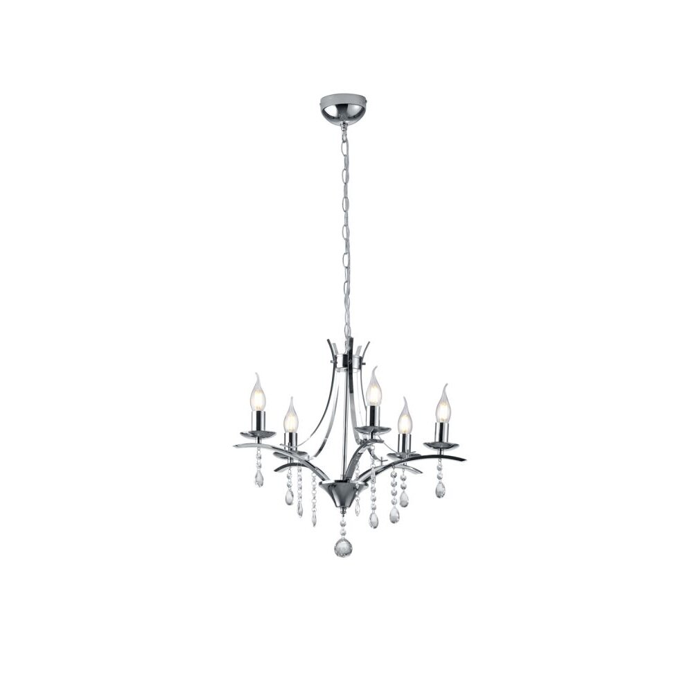Lustre Trio Leuchten LUCERNA Chrome, 5 lumières main product photo
