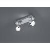 Spot Trio NARCOS LED Nickel mat, 2 lumières