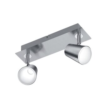 Spot Trio NARCOS LED Nickel mat, 2 lumières