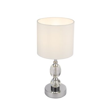 Lampe à poser Globo BRONN Blanc, 1 lumière
