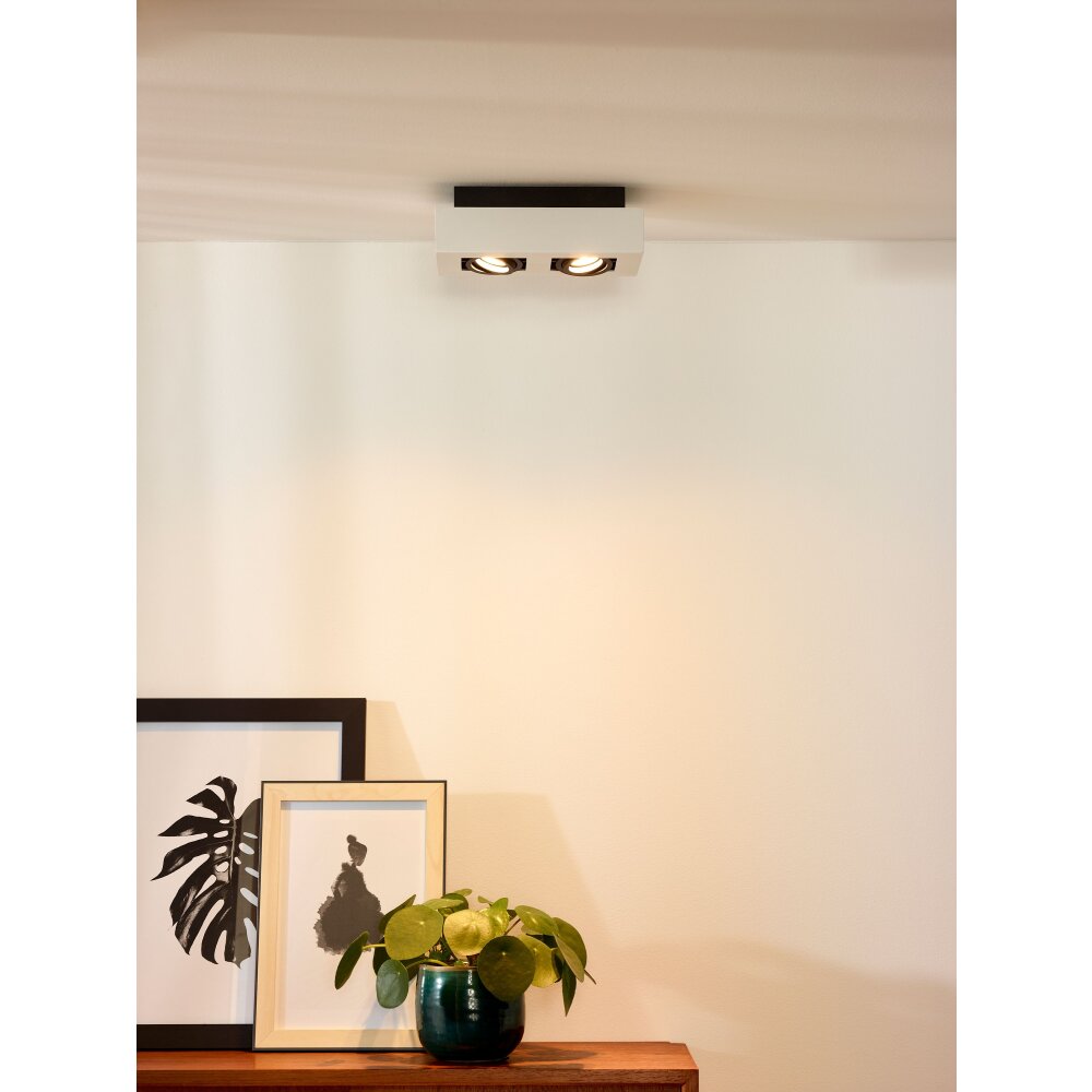 Spot de plafond Lucide XIRAX LED Blanc, 2 lumières main product photo