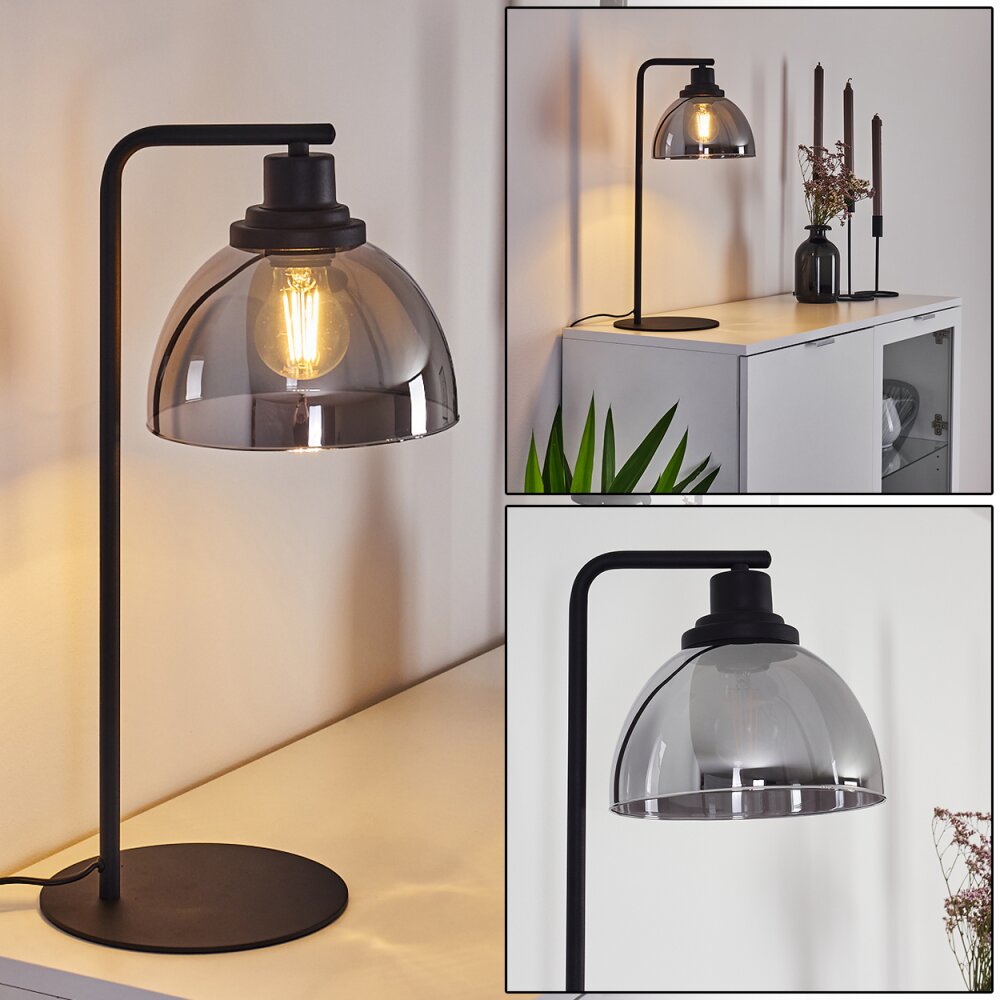Lampe de table Morzine Noir, 1 lumière main product photo