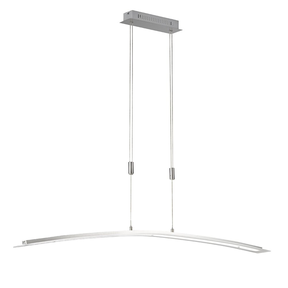 Suspension Honsel Metis LED Nickel mat, 1 lumière, Changeur de couleurs main product photo