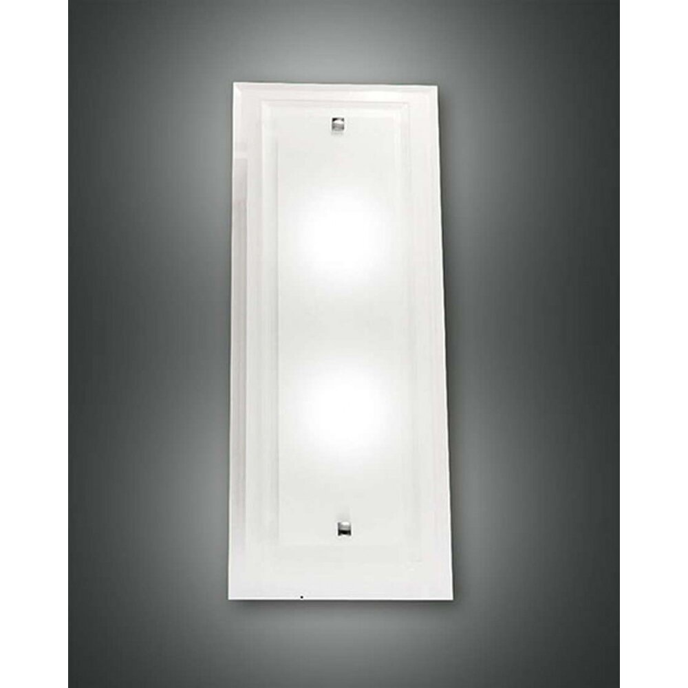 Applique Fabas Luce MAGGIE Blanc, 2 lumières main product photo