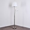 Lampadaire Gunstock Nickel brillant, 2 lumières