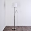 Lampadaire Gunstock Nickel brillant, 2 lumières